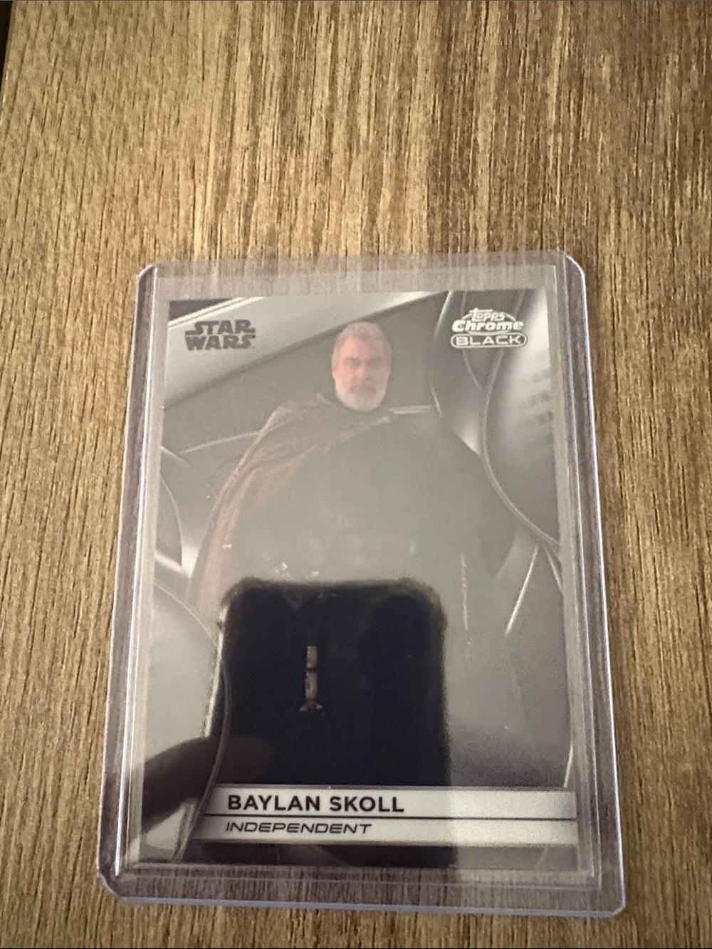 Star Wars Baylan Skoll Chrome Black Card
